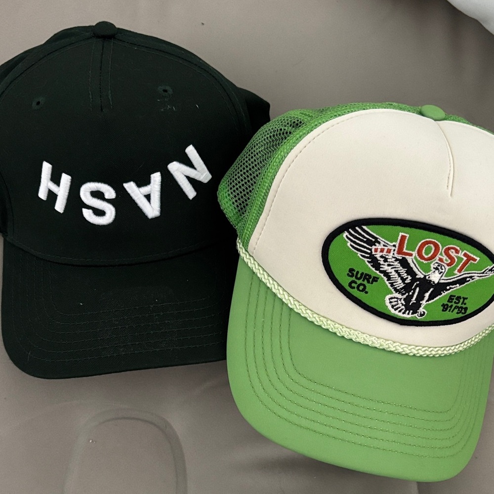 Green and Cream  Trucker Hat